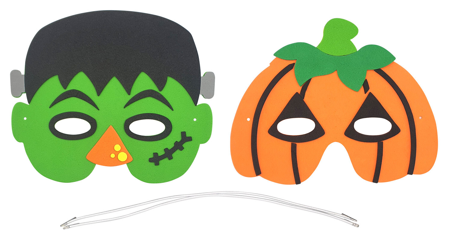 Máscaras Halloween para Niño Monster Y Calabaza