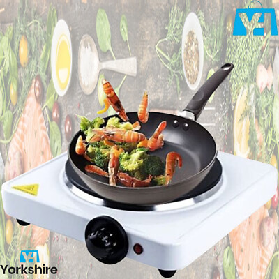 SINGLE PORTABLE ELECTRIC HOT PLATE COOKING HOB STOVE COOKER BOILING RING 1000W 5024996874976