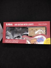 Totes Air Guitar with Lights - Lights Flash Red And Blue As You Play
