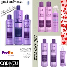 GREAT SET 2 .Cadivéu Plastica dos Fios Straightener Brazilian Keratin Treatment