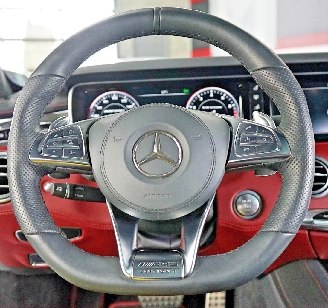 Mercedes-Benz OEM C217 S63 S63 S AMG Leather Non-Heated Steering  