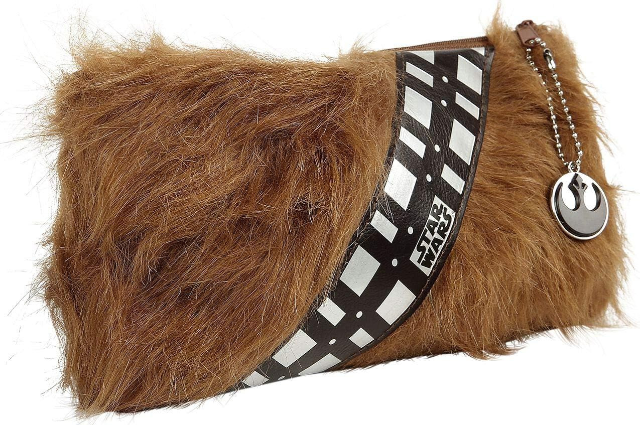 Star Wars Fur Pencil Case (Chewbacca) 1 Count (Pack of 1), Multicolored 