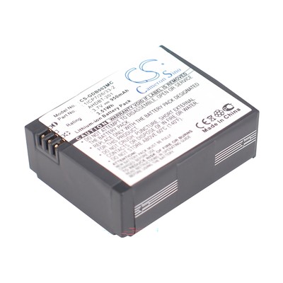 Battery for GoPro HD Hero3+ Silver Hero 3 AHDBT-201 AHDBT-301 AHDBT-302 950mAh