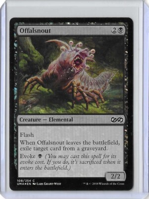 MTG Offalsnout FOIL Ultimate Masters (UMA) Common Magic Card #108/254 Unplayed | eBay MTG Offalsnout FOIL Ultimate Masters (UMA) Common Magic Card #108/254 Unplayed | eBay