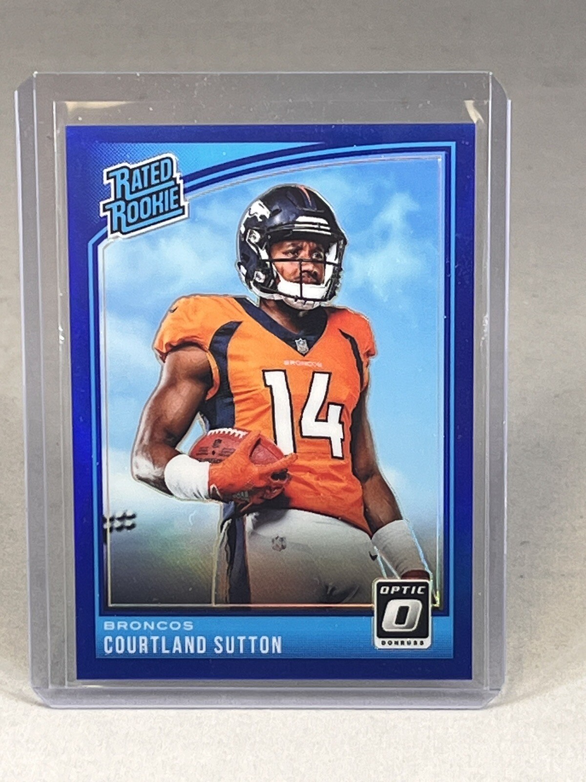 2018 Donruss Optic Rated Rookie Blue 059/149 Courtland Sutton #162 Rookie RC