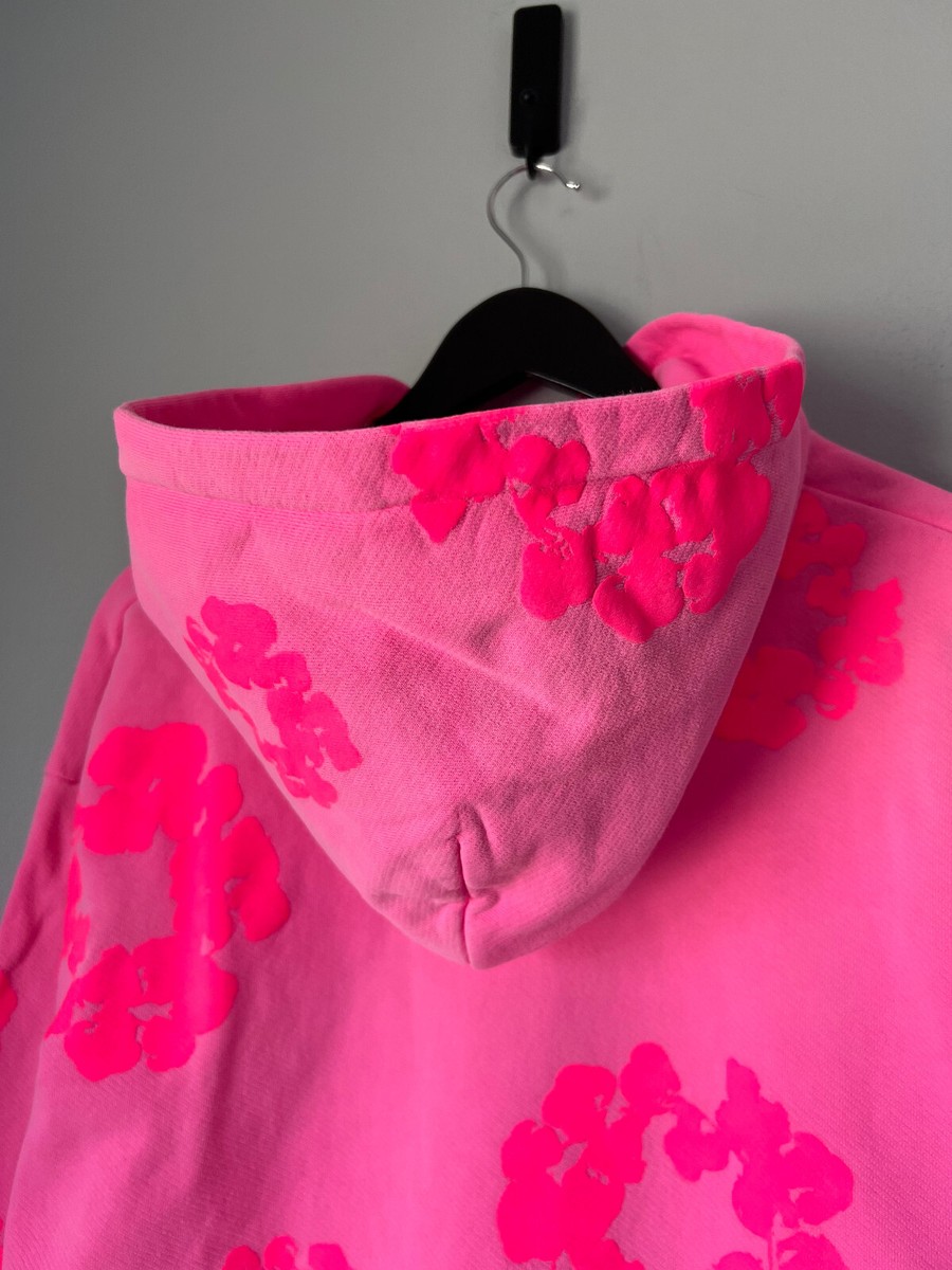 Denim Tears Mono Wreath Hoodie - Size Medium - Pink - NEW | eBay
