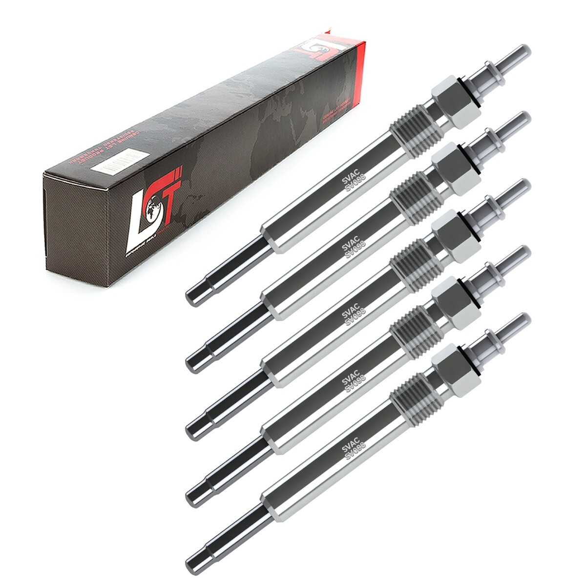 5x GLOW PLUG ROD GLOW PLUG FOR MERCEDES-BENZ E-CLASS W210 S210 *NEW* 11.5 VOLT