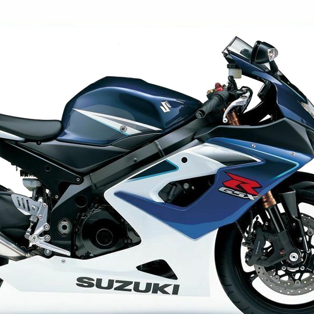 Suzuki GSXR1000 2005-2006   Eazi-Grip Streamline Tank Grip Traction Pads Clear