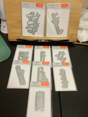 Tonic Studios dies  Sentiments set of 9