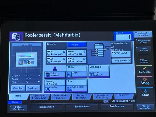 Kyocera TASKalfa 4053ci Drucker Kopierer Dual-Scanner Duplex FAX 255.000 Seiten - Afbeelding 12 van 18