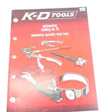 VINTAGE 1 974 K-D TOOLS AUTOMOTIVE PARTS ACCESSORIES CATALOG SPECIALTY HAND TOOL