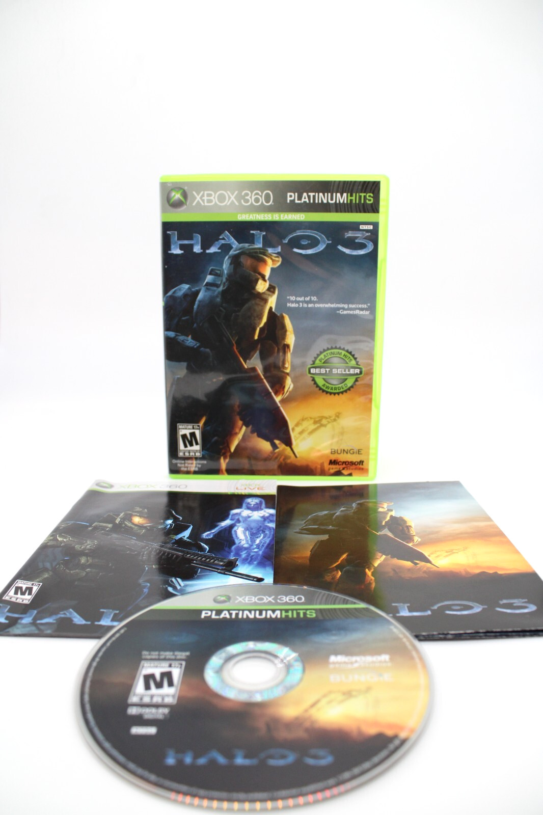 Refurbished Xbox 360 Halo 3 PH Complete CIB + Poster Tested 
