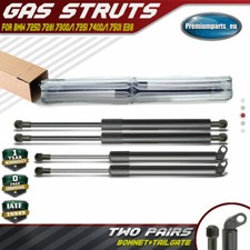 4x Gas Struts Bonnet Hood & Tailgate Rear for BMW 7 Series E38 Saloon 1994-2001