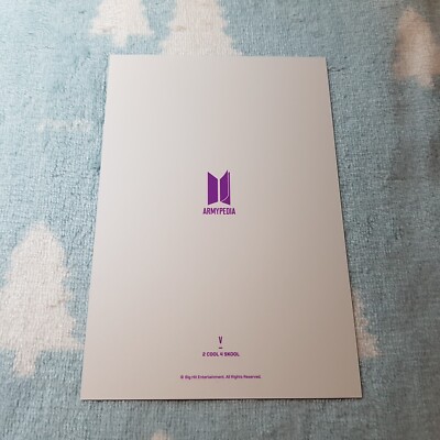 BTS Bangtan Boys ARMYPEDIA V Taehyung Type-1 Post Card Official K