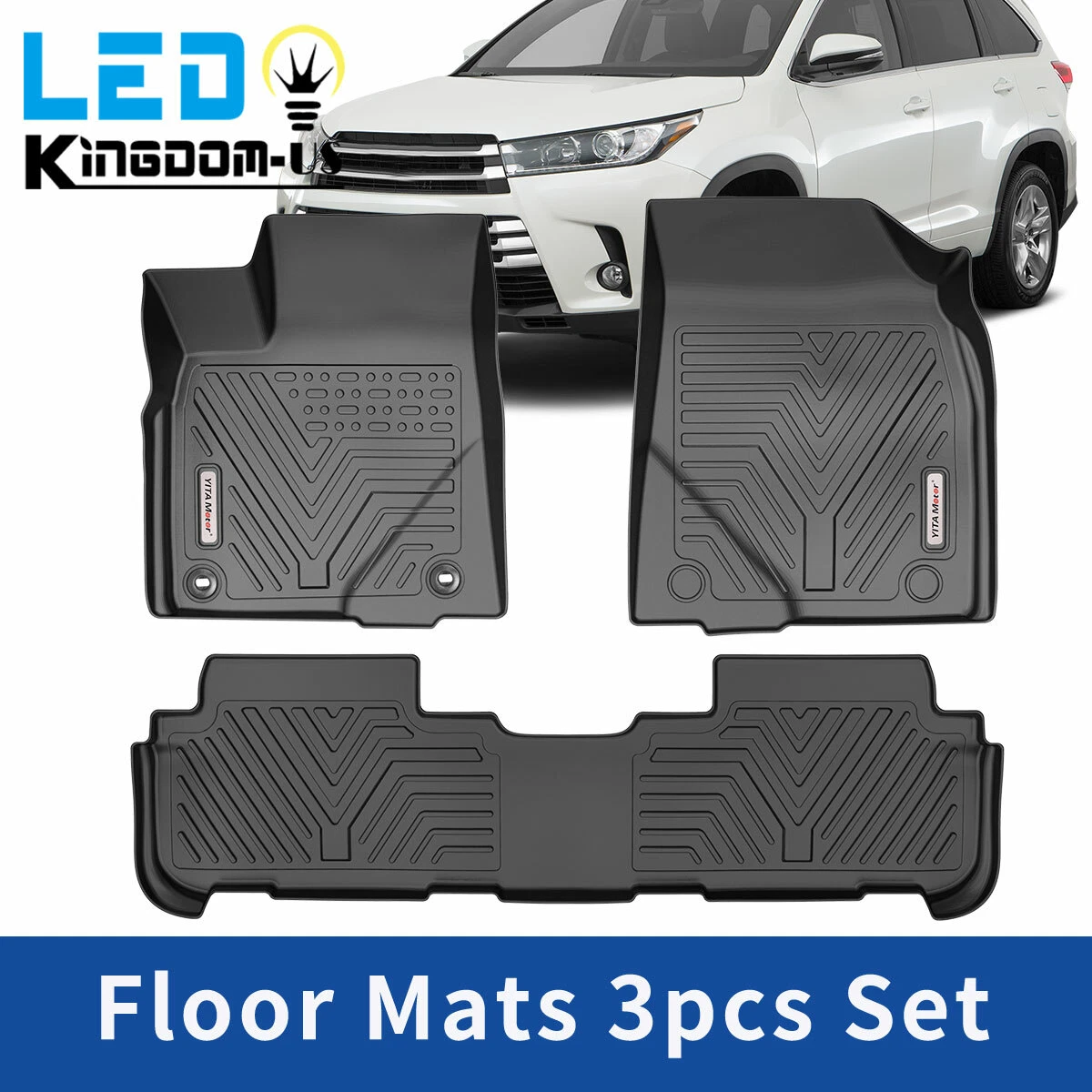 Toyota highlander 2024 rubber mats
