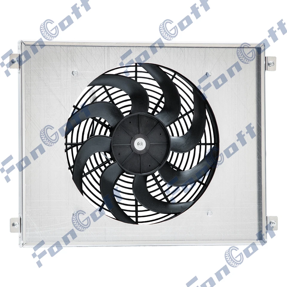 Aluminum Shroud+Fan for 1968-1973 Dodge Dart Plymouth Duster/ Scamp/ Valiant USA Foto 3 de 4