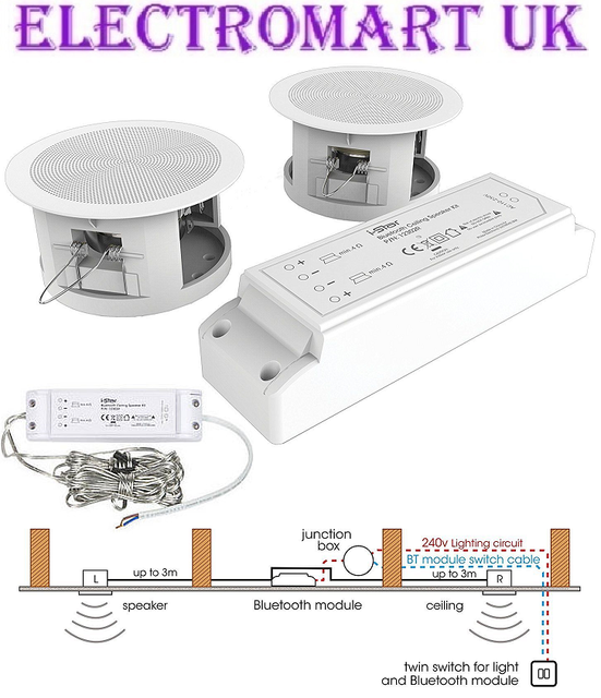 istar bluetooth ceiling speaker