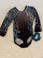 Motion Wear Gymnastics Long Sleeve Performance Leotard Child 6x-7