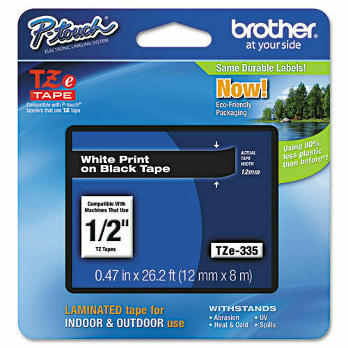 Genuine Brother TZE335 Laminated Label 