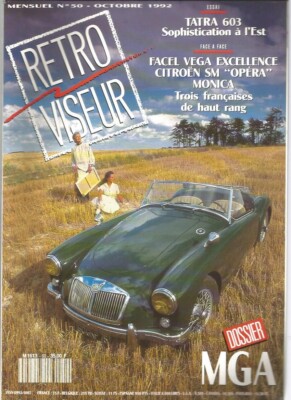 SPIEGEL NR. 50 RÜCKENLEHNE: MGA / TATRA 603 / SOLYTO / OPEL KAPITAN / 2 PS AZ 1956