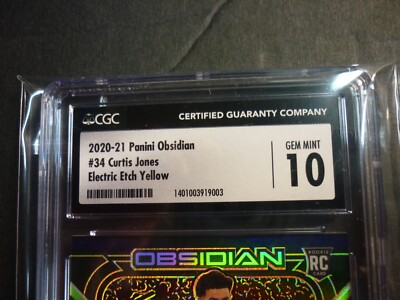 Buy 2020-21 Panini Obsidian - Curtis Jones #34 Electric Etch