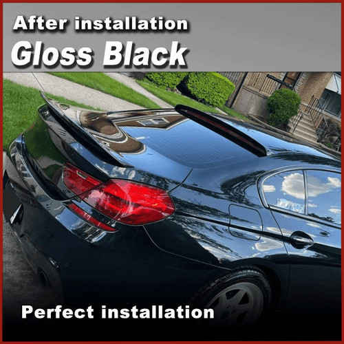 Fit for BMW 640i 650i M6 Gran Coupe 12UP Gloss Black Rear Roof Spoiler Top Wing - Picture 3 of 11