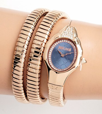 Just Cavalli Orologio da Polso Donna JC1L189M0065 Serpente lungo Oro Rosa  Nuovo 4894626137365 | eBay