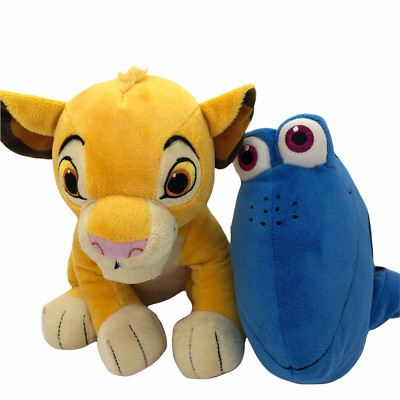 Lion King Simba Cub Finding Nemo Dory Fish Kohls Cares Disney Plush Lot