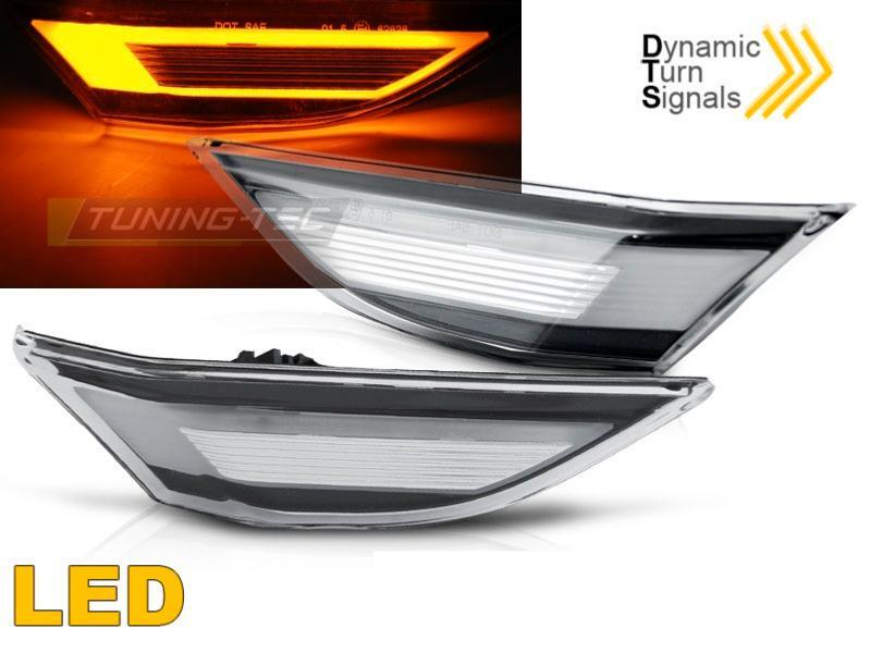 Clignotant Porsche Cayman 718 répétiteur LED dynamique latéral transparent 2016-2021