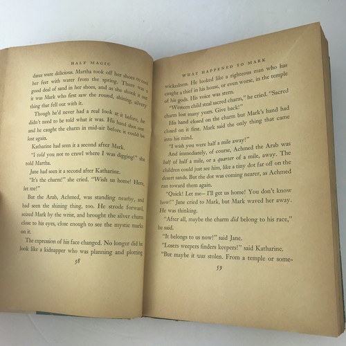 Half Magic Edward Eager First Edition 1954 Hardcover - Picture 5 of 7