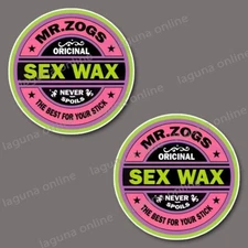 Mr Zogs SEX WAX Logo Gloss Weatherproof Decal Sticker