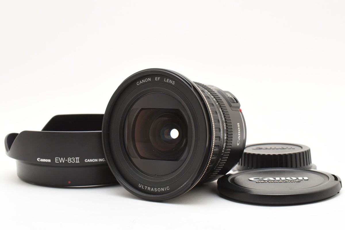 Canon EF 20-35mm f/3.5-4.5 USM Zoom Lens w/ Hood [N Mint
