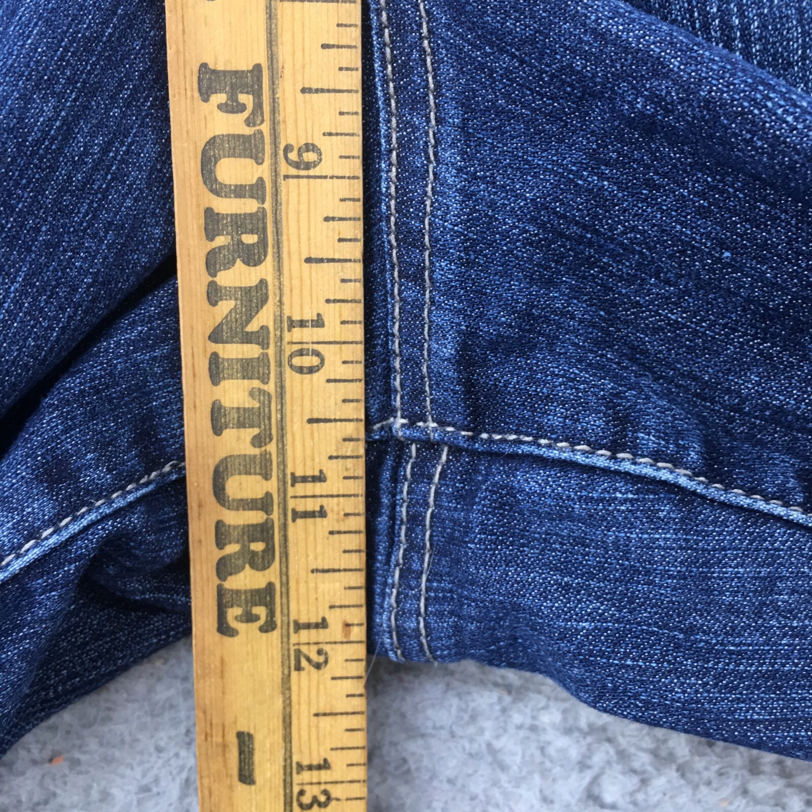 Jag Jeans Slim Fit Capri Pants Womens (Actual 35.5x 24) Blue Dark Wash Mid Rise