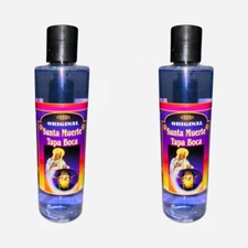 2PACK- SANTA MUERTE TAPA BOCA Agua Espiritual Limpias Baños CALLA CHISMES 8 oz