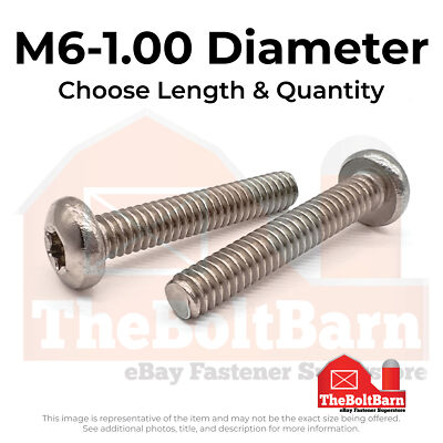 #ad M6 1.0 A2 70 Stainless Steel Star Drive Pan Machine Screws Pick Length amp; Qty $374.68