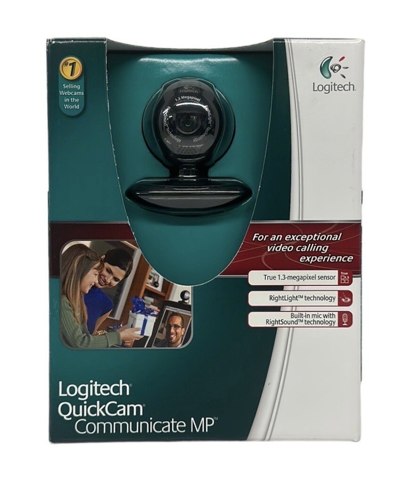 Logitech QuickCam MP-960 Webcam USB 1.3MP Camera with RightLight ...