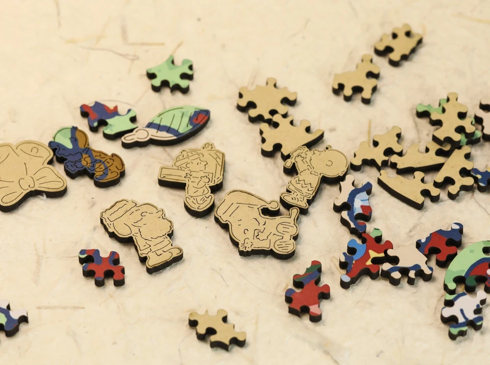 官方史努比和查理布朗圣诞木制拼图200件礼物 — 第 3/4 张图片