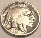 1934 D Buffalo Nickel XF / AU NO RESERVE  *J1940