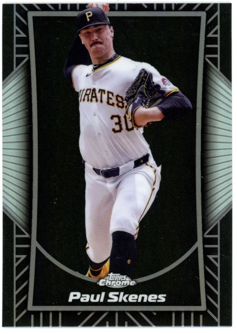 2025 Topps Chrome Paul Skenes Shadow Etch Pirates
