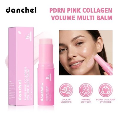 PDRN Pink Collagen Volume Multi Balm Fast Absorbing Smooth & Plump Face Skin