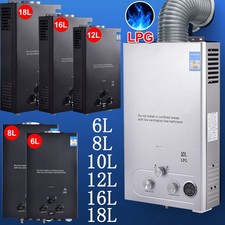 Gasdurchlauferhitzer Campingdusche LPG Durchlauferhitzer Boiler 6/8/10/12/16/18L