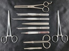 Lot of 10 Vintage Tweezer, Scissors, Barber  Surgical Mabelline Echo Others