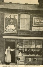 Langley England c1910s Vintage Postcard Langley Shopfront