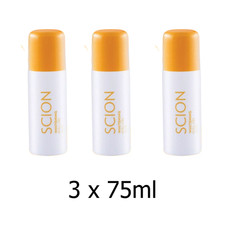 Nu Skin SCION 75ml Roll-On Deodorant 3 Bottles   Anti-Perspirant  Whitening