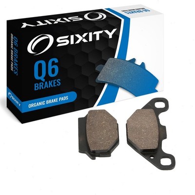 Rear Organic Brake Pads 1994 Husaberg FC501 Set Full Kit Fixing Pin At End ck