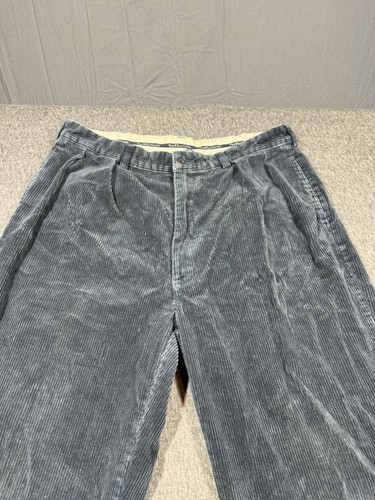 Polo Ralph Lauren Mens Corduroy Pants Size 36 Blue Straight - Picture 13 of 15