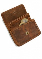 MiniböRse Leder Greenburry Vintage Original GeldböRse LederböRse Braun