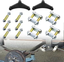 RYANSTAR RACING Heavy Duty Shackle Upgrade Kit with 2Pcs Trailer Leaf Spring... 