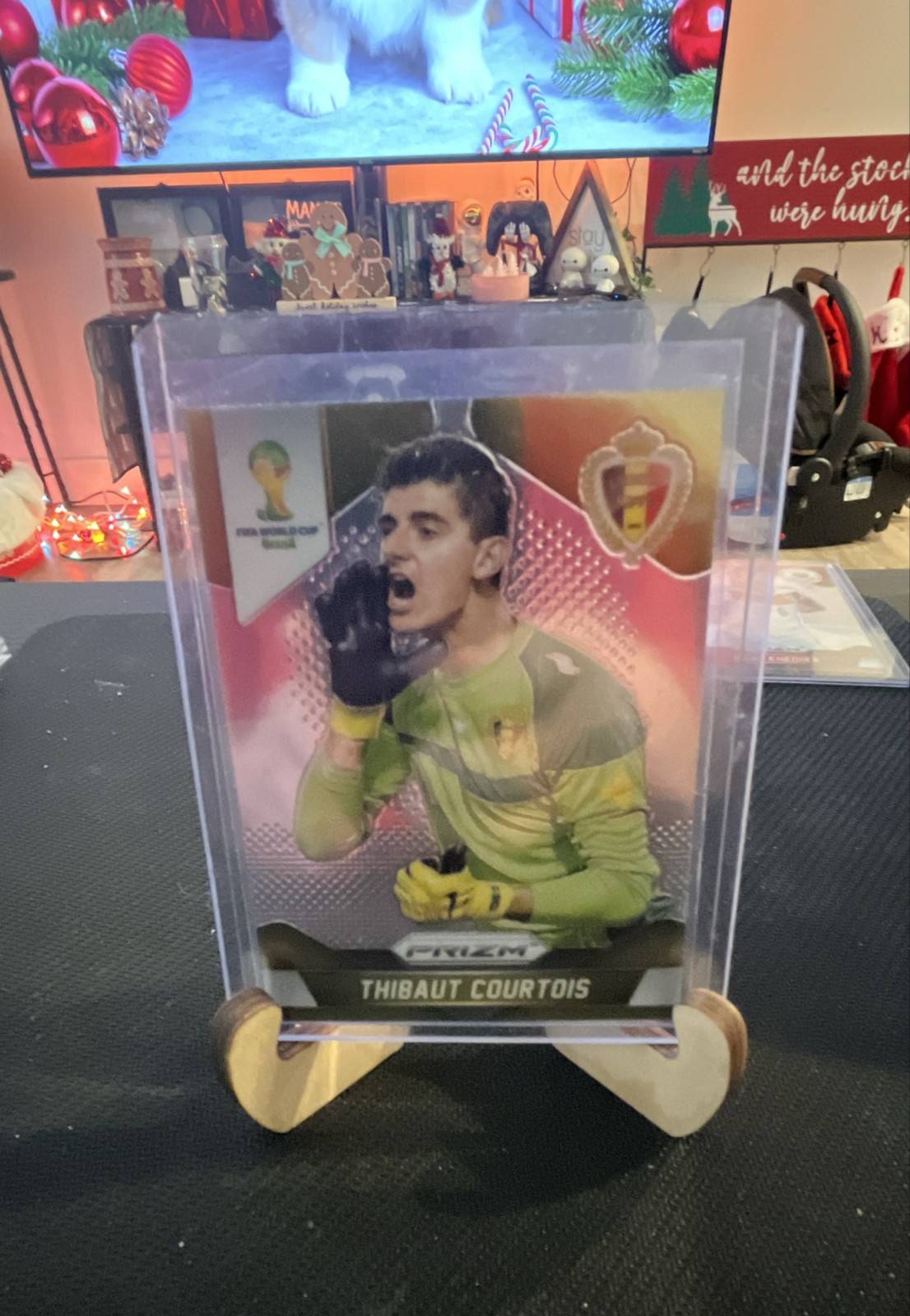 2014 Panini Prizm World Cup - Thibaut Courtois #18 Silver Prizm