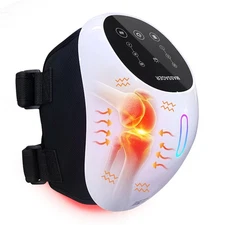 Smart Cordless Knee Massager Vibration Joint Pain Relief Machine Gift for Senior